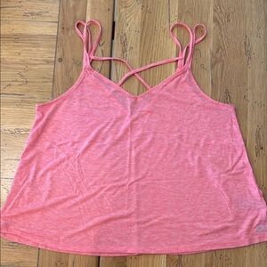 GapFit Pink Criss-Cross back Tank Top